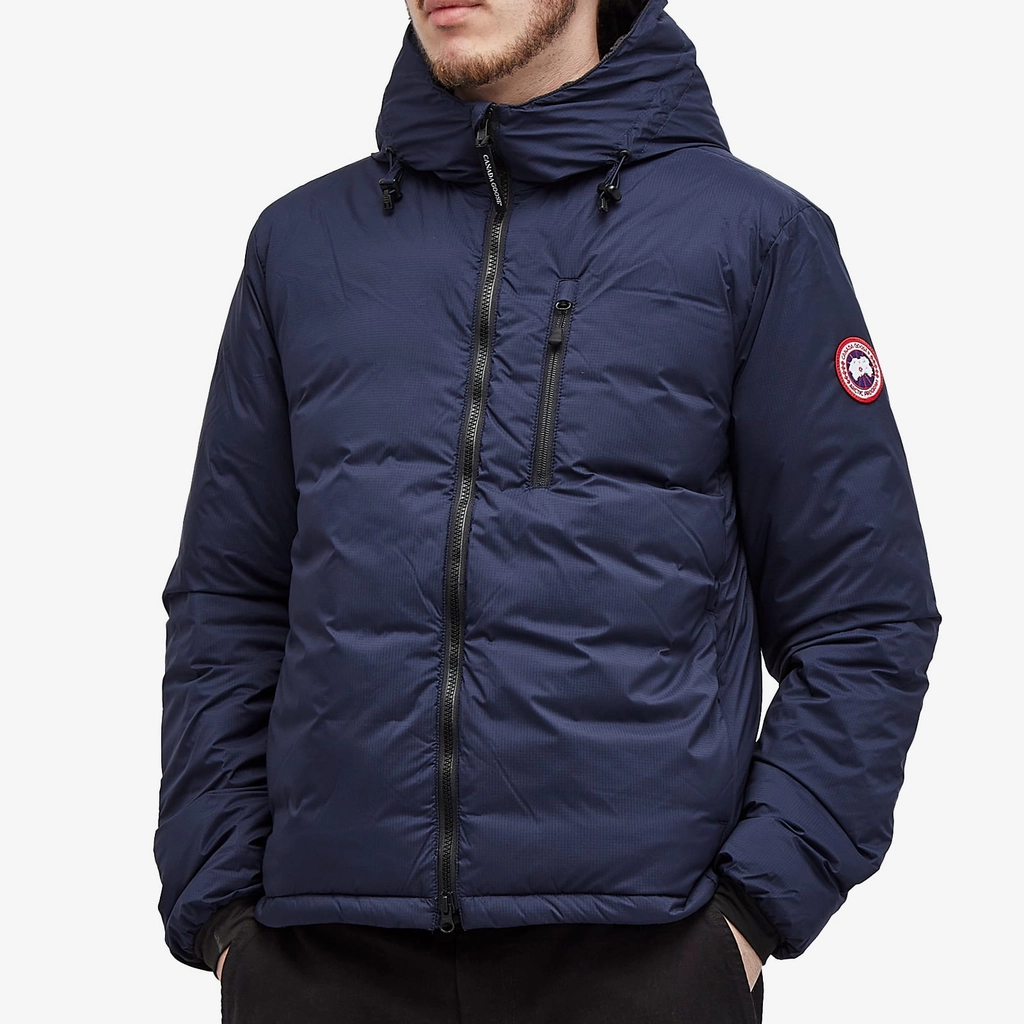 Canada Goose Men's Lodge Hooded Jacket Atlantic Navy